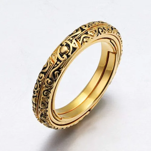 Vista 4 de Anillo de esfera astronómica punk creativo retro y punk para dedo cósmico joyería para pareja amante regalo de joyería de ciencia vintage mejor