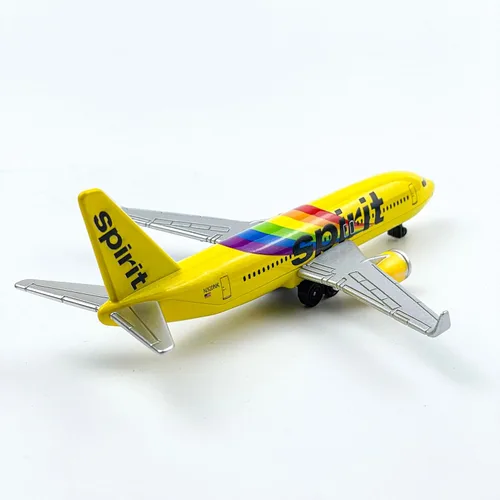 Vista 6 de AVIAMUSE Spirit modelo de avión, avión de librea arco iris, adecuado para colección y exhibición