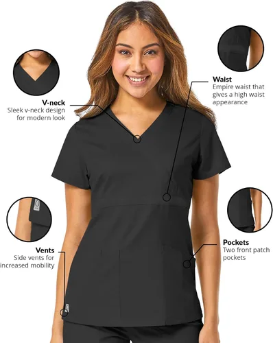 Vista 5 de Maevn Top cruzado con panel de malla EON para mujer