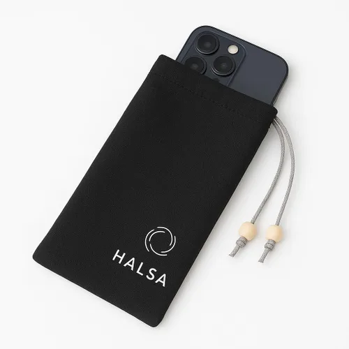 Vista 10 de Halsa Funda protectora EMF Shield para teléfono celular - Funda anti-EMP con bloqueo de señal - Estuche de protección para smartphone contra Gris
