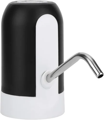 Vista 4 de DC 5V Dispensador de agua portátil inteligente USB eléctrico dispensador de agua embotellada Beber para uso doméstico (negro)