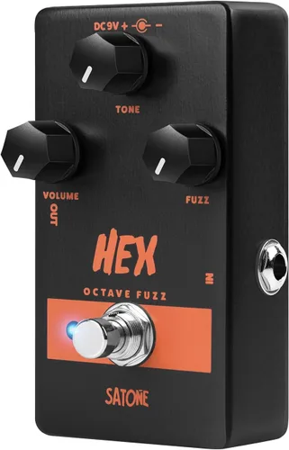Vista 8 de Satone Pedal de guitarra retardada, Spritwalker Pedal de efecto de guitarra eléctrica Delay DC 9V Mini Pedal de retardo analógico True Bypass