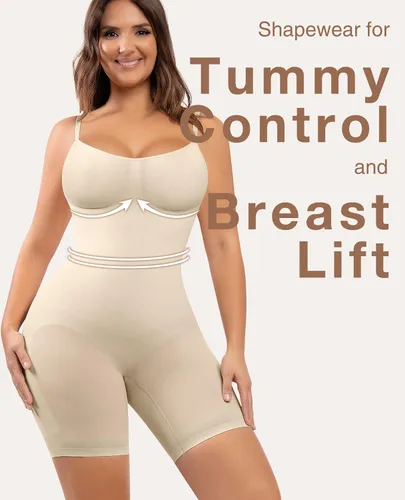 Vista 3 de Lover-Beauty Moldeador de cuerpo completo sin costuras para mujer con control de abdomen fajas moldeador de glúteos adelgazante de muslos
