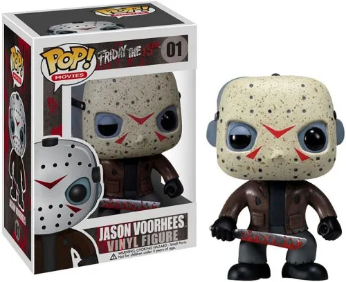 Vista 2 de POP Friday The 13th - Jason Voorhees Funko Pop! Figura de vinilo (paquete con funda protectora compatible con Pop Box), multicolor, 3.75 pulgadas