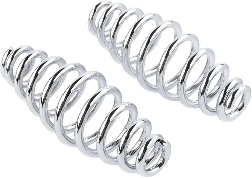 Vista 8 de TCT-MOTORPARTS 2 "Chrome Scissor Torsion Solo Seat Springs para Harley Motocicleta Sportster XL Chopper Bobber Custom