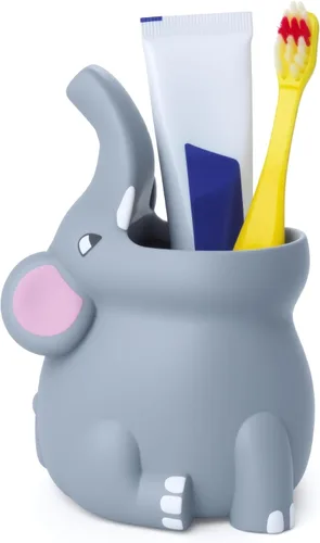 Vista 8 de Soporte para cepillo de dientes para niños Organizador de cepillo de dientes – Soporte para cepillo de dientes de silicona duradera
