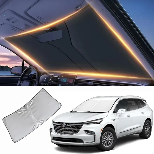 Vista 44 de Parasol para parabrisas delantero, protector de visera, accesorios para automóvil