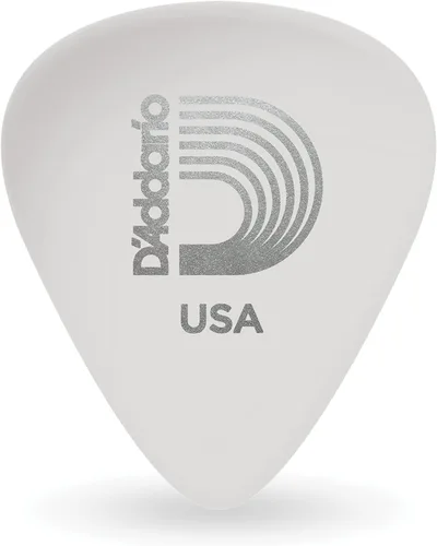 Vista 7 de D'Addario Accessories - Púas de celuloide negro para guitarra, paquete de 10, tamaño mediano