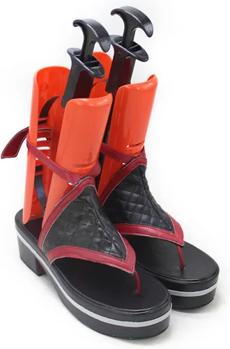 Vista 2 de Kuki Shinobu - Zapatos de cosplay para Halloween, carnaval, fiestas, disfraces, mujeres y hombres, para Genshin Impact
