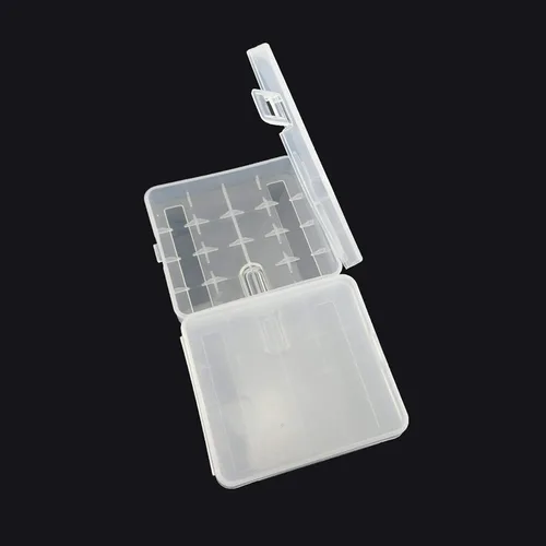Vista 2 de Gocomcom Honbay Battery Storage Case/Box/Organizer/Holder for 4 18650 Batteries or 8 CR123A Battery, Pack of 6 (White)