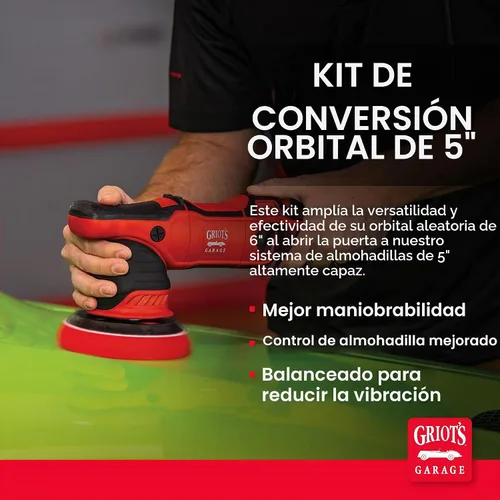Vista 2 de Griot´s Garage - Kit de conversión orbital 10515 5".