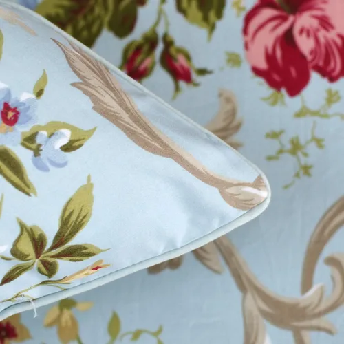 Vista 3 de FADFAY Fundas de almohada de 20 x 30 pulgadas, fundas de almohada de lujo con diseño floral de peonía, 100% algodón egipcio, 2 piezas