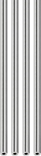 Vista 30 de DTGN Tubo de acero inoxidable 304 de 0.079 in x 0.006 in x 9.843 in (ODxWall TxL) - Paquete de 4 - Bueno para equipos de maquinaria - Tubería