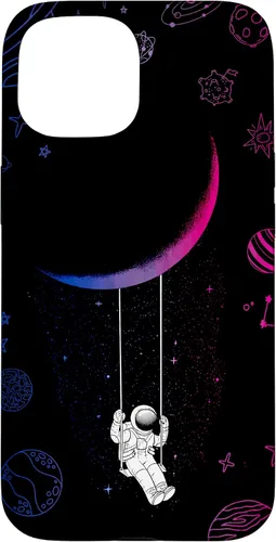 Vista 6 de Astronaut Moon Bisexual Flag Space LGBTQ Gay Pride Ally Bi Case for iPhone 17