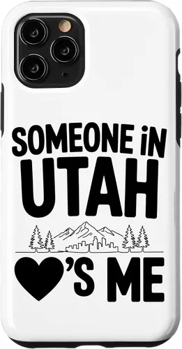 Vista 29 de Someone in Utah Loves Me Long Distance Family Case for iPhone 16