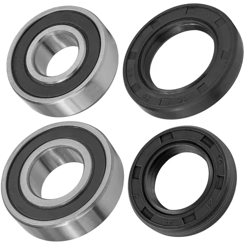 Vista 7 de Caltric Kit de rodamientos y sellos de rueda delantera compatible con Yamaha Raptor 660 YFM660 2001 2002 2003 2004 2005