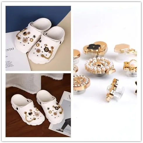 Vista 7 de Dijes para zapatos, adornos de zapatos, bonitos accesorios de zapatos para adolescentes, niños y adultos, dijes estéticos de decoración de zapatos