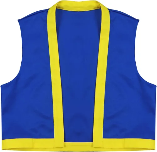 Vista 6 de LILLIWEEN Disfraz de superhéroe para hombre, chaleco y pantalones de cosplay para adultos, disfraz de Halloween