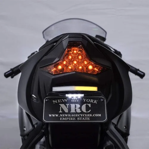 Vista 6 de New Rage Cycles - Eliminador de guardabarros compatible con Kawasaki ZX-6R (2019-presente) estándar 2019-2023 No Thanks