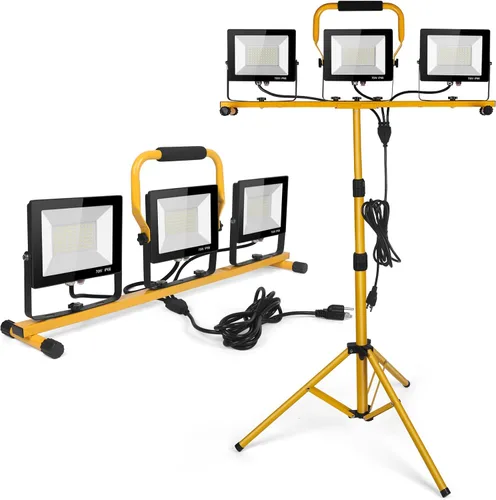 Vista 7 de Luces de trabajo LED con soporte, luz de trabajo ajustable
