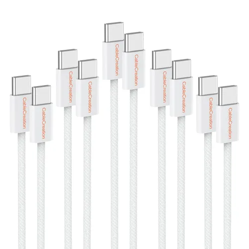 Vista 10 de CableCreation Cable de carga rápida USB C a C 1 metro 60W - Paquete de 3 cables trenzados USB C tipo C para cargar iPhone 16/15 Pro Max Plus, iPad