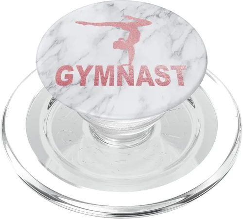 Vista 8 de Gimnasia de oro rosa, mármol de gimnasia – PopSockets Grip y soporte para teléfonos y tabletas