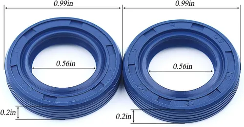 Vista 4 de Sello de aceite para Stihl MS170 MS180 MS170C MS180C MS171 MS181 MS211 MS190 MS190T MS191T MS311 MS391 017 018 BR500 BR550 BR600 BR700 BR700 BR800