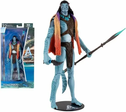 Vista 4 de McFarlane Toys Avatar: El camino del agua - Tonowari Avatar - Figura de acción de 7 pulgadas - Tonowari