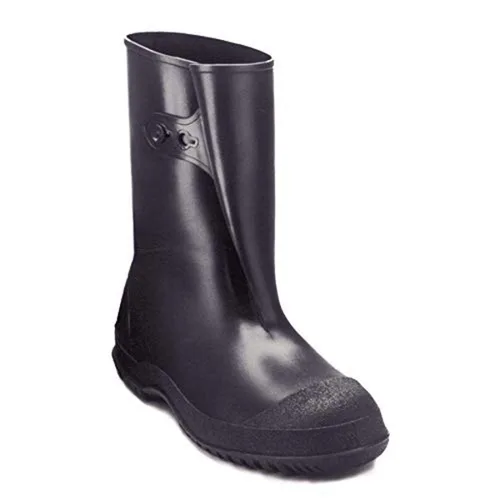 Vista 4 de Tingley Workbrutes 35141 - Botas impermeables de PVC de 35,56 cm, cubrezapatos de 14 pulgadas, talla pequeña, color negro
