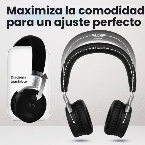 Vista 8 de Puro Sound Labs - Auriculares para niños, limitación de volumen, JuniorJam Plus, negro