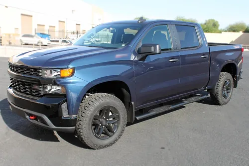 Vista 5 de Raptor Series Estribos escalones de 5 pulgadas de estilo ovalado de aluminio negro compatible con 19-23 Ranger SuperCab/Extended Cab