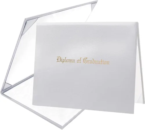 Vista 8 de Funda para diploma 8.5x11 de cuero sintético acolchada para certificados, color negro Cubierta de certificado de premio de grado de diploma