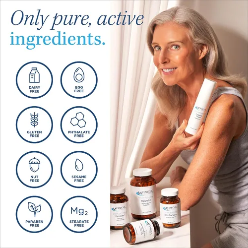 Vista 2 de Metabolic Maintenance L-metilfolato 10 mg - Apoya una mentalidad saludable - Folato activo para apoyo de metilación y reacciones bioquímicas
