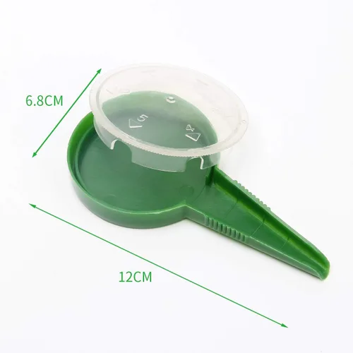 Vista 5 de Coolrunner Juego de 6 dispensadores de semillas de siembra, maceta de mano ajustable para jardín, herramienta de sembradora de plantas de flores