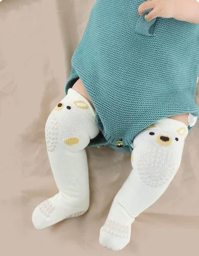 Vista 3 de Calcetines antideslizantes para bebés y niños de 0 a 3 años de edad calcetines antideslizantes para niños y niñas 6 pares