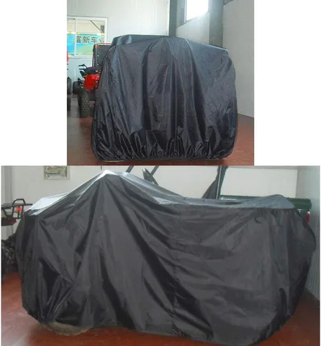Vista 2 de J&C Cubierta para ATV, 78 x 37 x 41 pulgadas, cubierta impermeable para exteriores, cubierta de almacenamiento de 4 ruedas para protección UV