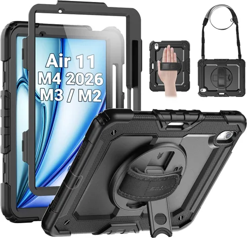 Vista 14 de SEYMAC para iPad mini 5/ Mini 4 Funda de 7.9 Pulgadas, Funda Protectora de Cuerpo Completo Resistente a Golpes con Protector de Pantalla, Soporte
