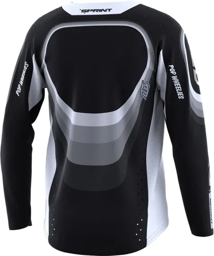 Vista 2 de Troy Lee Designs Youth Sprint Reverb - Camiseta negra, talla S, Negro