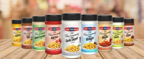 Vista 4 de Gourmet Fries Seasonings Botella, queso cheddar, 9 onzas