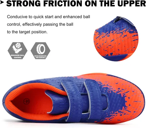 Vista 3 de brooman Zapatos de fútbol para niños y niñas zapatos de fútbol para interiores