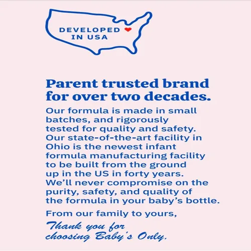 Vista 7 de Baby's Only Baby Formula - Fórmula infantil de nutrición completa, polvo a base de leche con hierro, vitamina E, vitamina D, fórmula infantil fácil