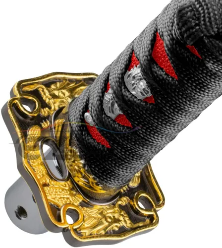 Vista 2 de EZAUTOWRAP Espada Samurai 5.9 pulgadas., 10cm, Negro Rojo