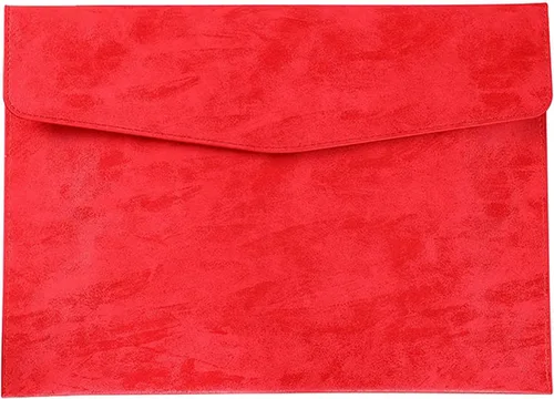 Vista 9 de Carpeta de archivos A4 de cuero PU Portafolio impermeable carpeta sobre con cierre a presión verde militar