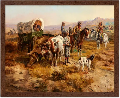 Vista 26 de Poster Master Póster vintage de The Lookout, estampado retro de vaquero, arte occidental, arte del salvaje oeste, arte de equitación, regalo