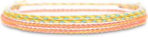 Vista 11 de Made by Nami 2 piezas de pulseras de cuerda de onda para tobillo para mujer, impermeables y ajustables, pulsera de tobillo delgada trenzada Conjunto