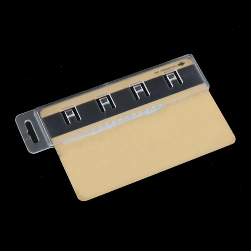 Vista 5 de Soporte para tarjetas de identificación de plástico transparente, soporte para tarjetas deslizantes, soporte para tarjetas de identificación