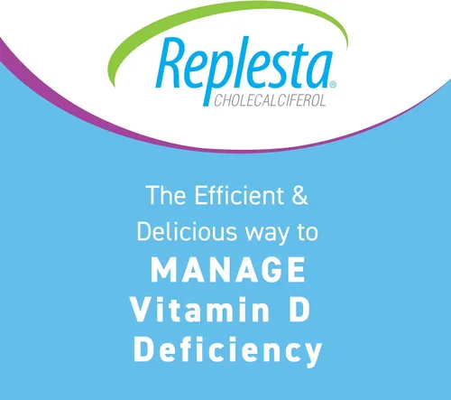 Vista 2 de Replesta - Colecalciferol de vitamina D3 de 50,000 UI para deficiencia de vitamina D, oblea masticable una vez a la semana, sin OMG, sabor a naranja