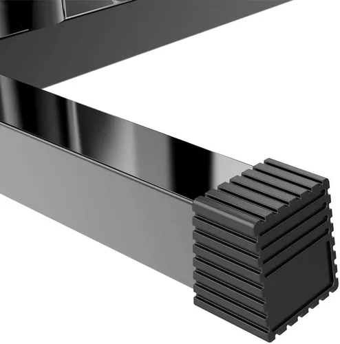 Vista 5 de Yaheetech Soporte para placas de mancuernas y mancuernas de 2 pulgadas para árbol olímpico, soporte para placa de parachoques de peso con 2 soportes