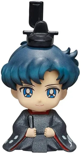 Vista 6 de Megahouse Sailor Moon Petit Chara Hinamatsuri: Usagi & Mamoru - Juego de 2 figuras, multicolor