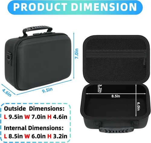 Vista 3 de Funda para cámara Canon EOS R50/R6 Mark II/R8/Rebel T7/R5/R10/R7/R100/R5 Mark II/R50V/RP/5D Mark IV/Rebel T6/SL3, lente y trípode, bolsa para cámara